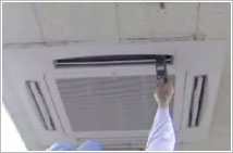 天カセエアコン洗浄手順・試運転