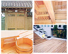 白木の洗浄と保護