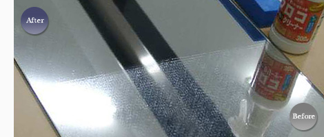 ビアンコジャパン　ウロコクリーナー　施工前後